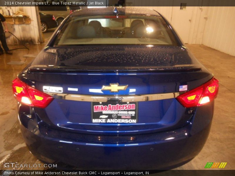Blue Topaz Metallic / Jet Black 2014 Chevrolet Impala LT