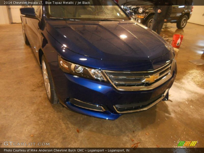 Blue Topaz Metallic / Jet Black 2014 Chevrolet Impala LT