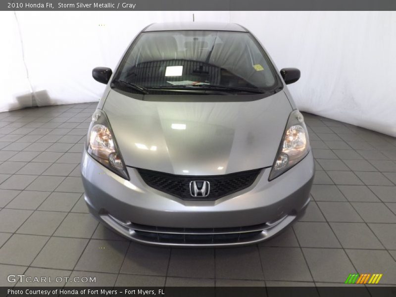 Storm Silver Metallic / Gray 2010 Honda Fit