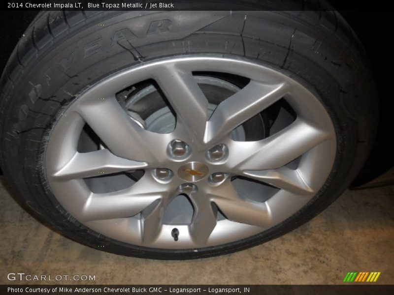 Blue Topaz Metallic / Jet Black 2014 Chevrolet Impala LT