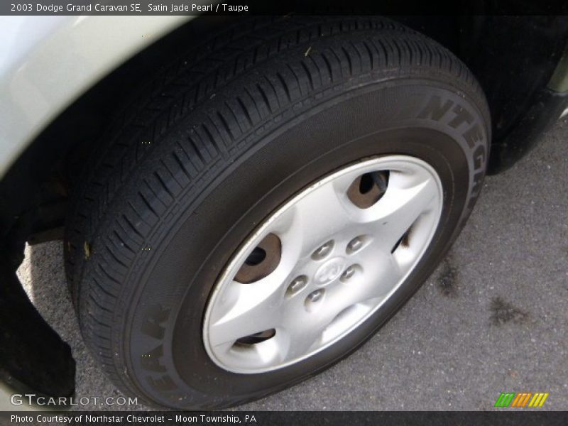 Satin Jade Pearl / Taupe 2003 Dodge Grand Caravan SE