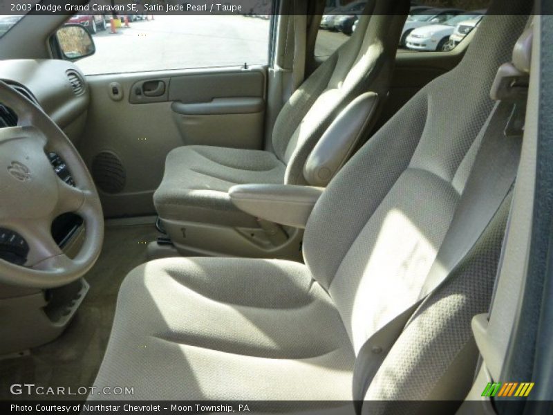 Satin Jade Pearl / Taupe 2003 Dodge Grand Caravan SE