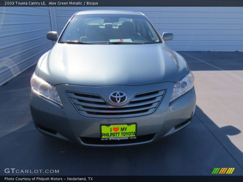 Aloe Green Metallic / Bisque 2009 Toyota Camry LE