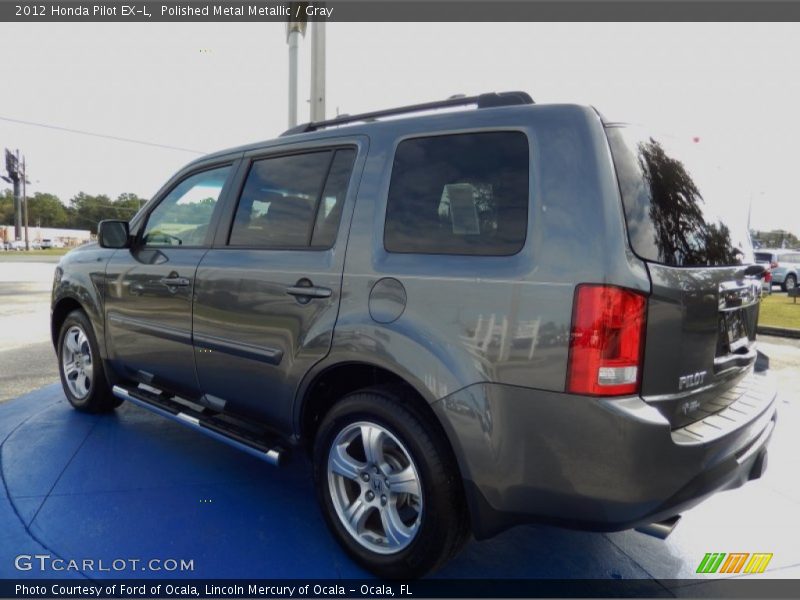 Polished Metal Metallic / Gray 2012 Honda Pilot EX-L