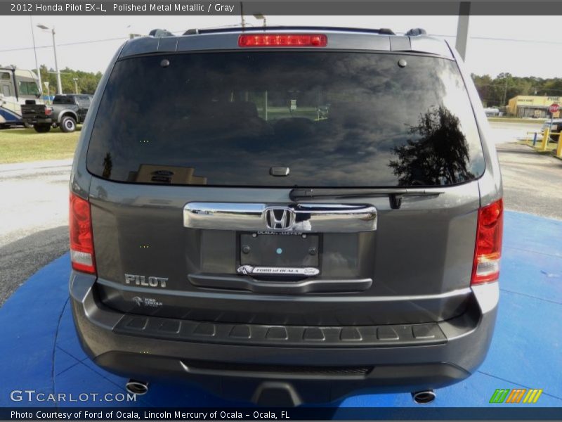 Polished Metal Metallic / Gray 2012 Honda Pilot EX-L