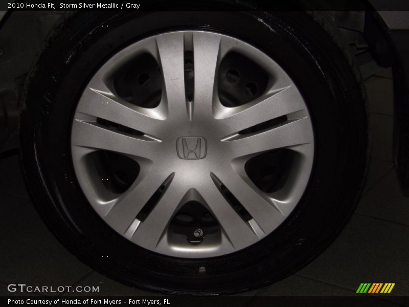 Storm Silver Metallic / Gray 2010 Honda Fit