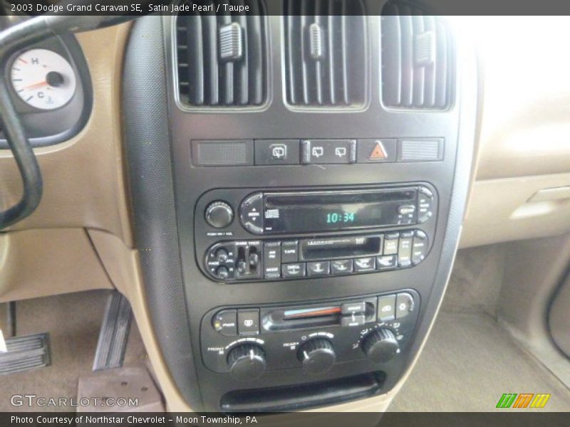 Satin Jade Pearl / Taupe 2003 Dodge Grand Caravan SE