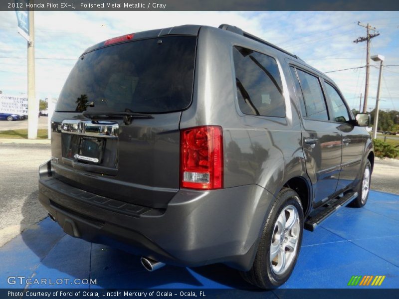 Polished Metal Metallic / Gray 2012 Honda Pilot EX-L