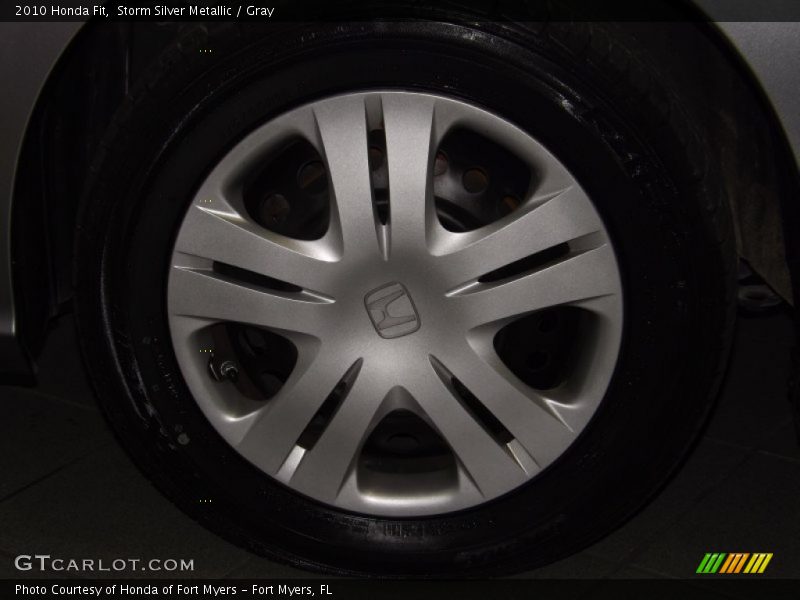 Storm Silver Metallic / Gray 2010 Honda Fit