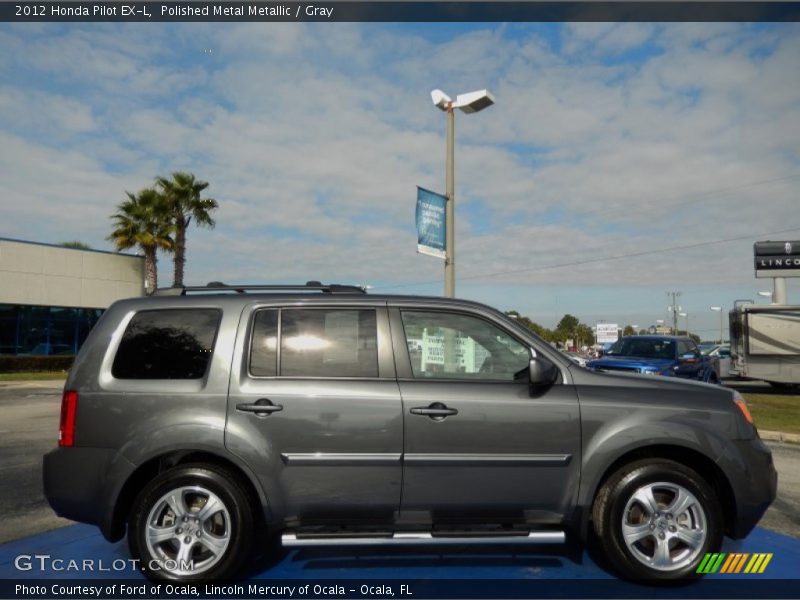 Polished Metal Metallic / Gray 2012 Honda Pilot EX-L