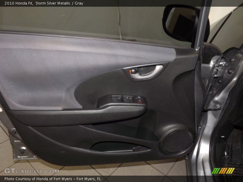 Storm Silver Metallic / Gray 2010 Honda Fit