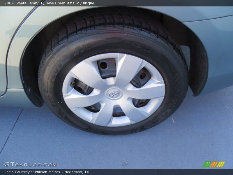 Aloe Green Metallic / Bisque 2009 Toyota Camry LE