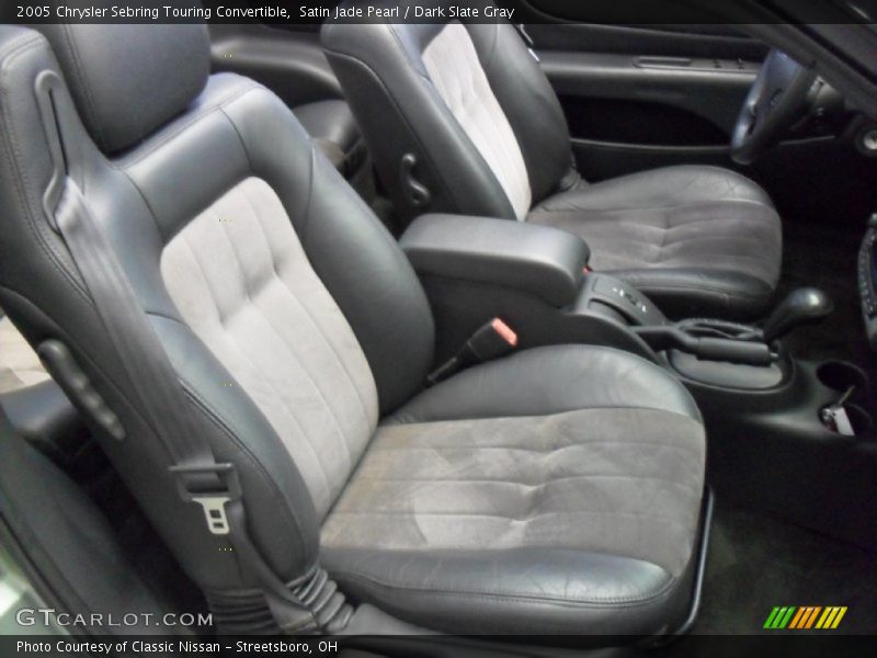 Satin Jade Pearl / Dark Slate Gray 2005 Chrysler Sebring Touring Convertible