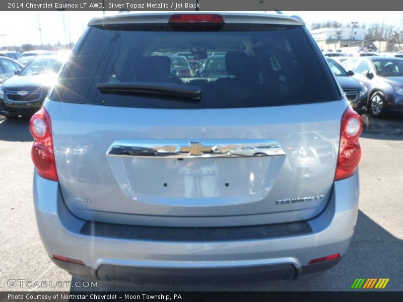 Silver Topaz Metallic / Jet Black 2014 Chevrolet Equinox LT AWD