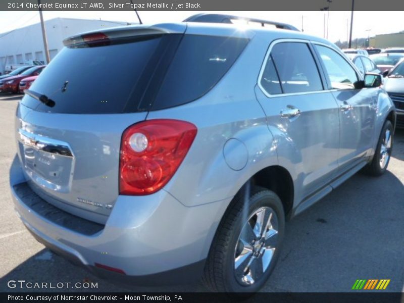Silver Topaz Metallic / Jet Black 2014 Chevrolet Equinox LT AWD