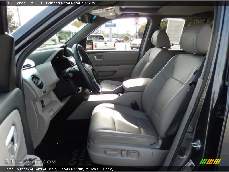 Polished Metal Metallic / Gray 2012 Honda Pilot EX-L