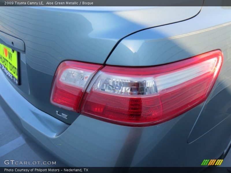 Aloe Green Metallic / Bisque 2009 Toyota Camry LE