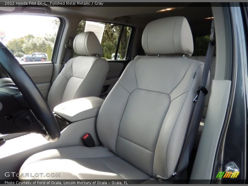 Polished Metal Metallic / Gray 2012 Honda Pilot EX-L