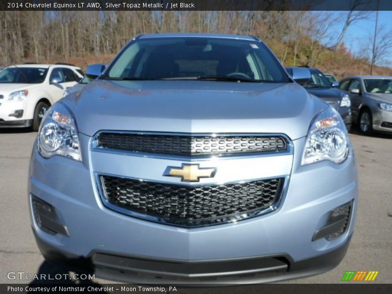 Silver Topaz Metallic / Jet Black 2014 Chevrolet Equinox LT AWD