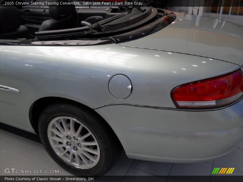 Satin Jade Pearl / Dark Slate Gray 2005 Chrysler Sebring Touring Convertible