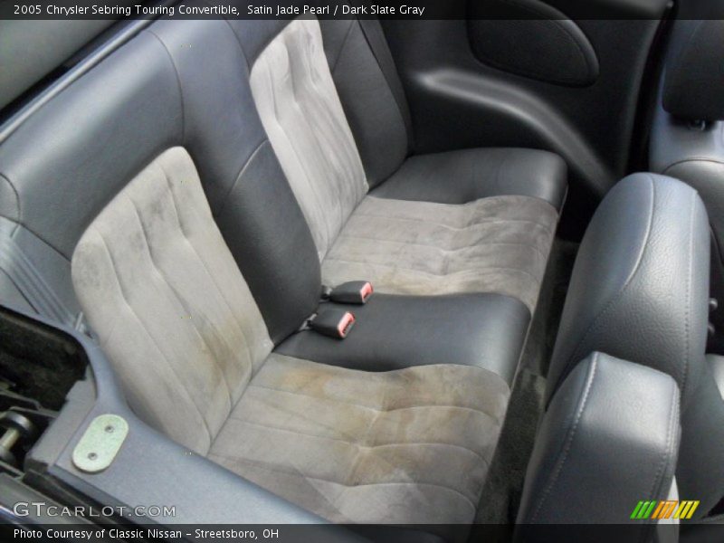 Satin Jade Pearl / Dark Slate Gray 2005 Chrysler Sebring Touring Convertible