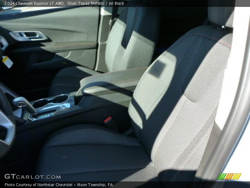 Silver Topaz Metallic / Jet Black 2014 Chevrolet Equinox LT AWD