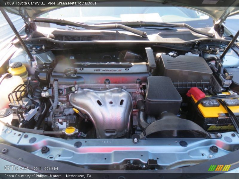 Aloe Green Metallic / Bisque 2009 Toyota Camry LE