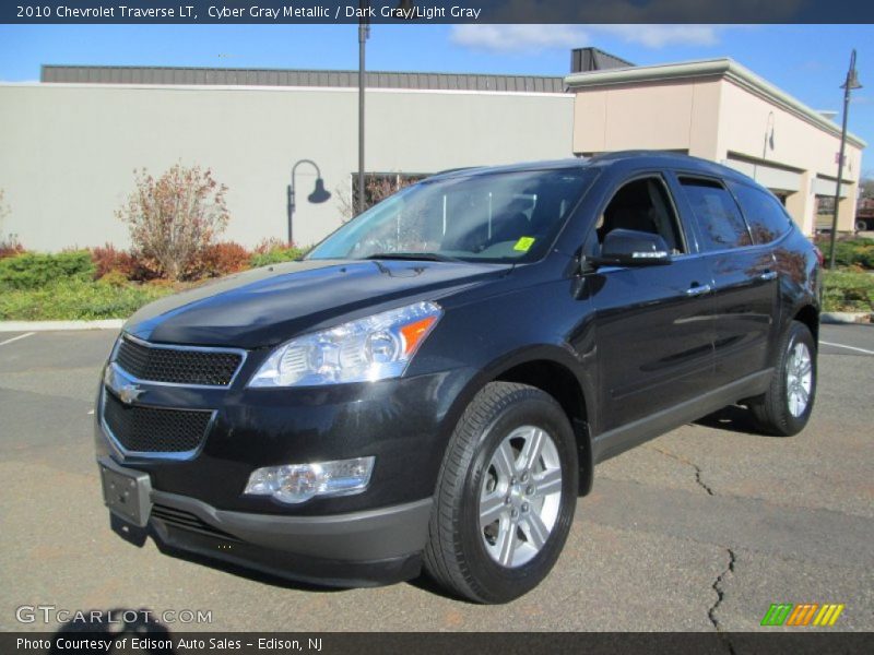 Cyber Gray Metallic / Dark Gray/Light Gray 2010 Chevrolet Traverse LT