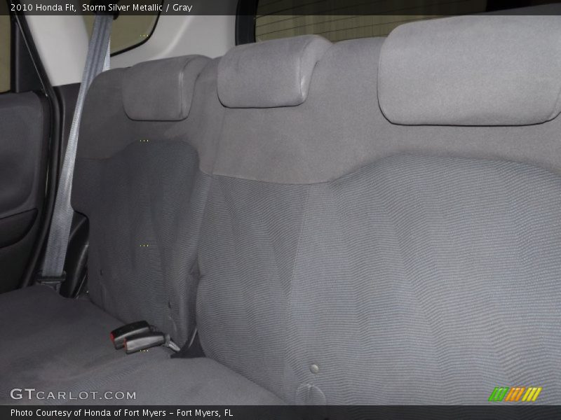 Storm Silver Metallic / Gray 2010 Honda Fit