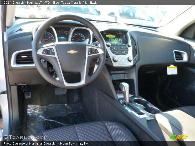 Silver Topaz Metallic / Jet Black 2014 Chevrolet Equinox LT AWD
