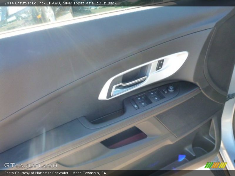 Silver Topaz Metallic / Jet Black 2014 Chevrolet Equinox LT AWD