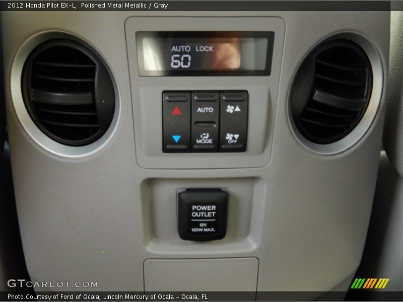 Polished Metal Metallic / Gray 2012 Honda Pilot EX-L