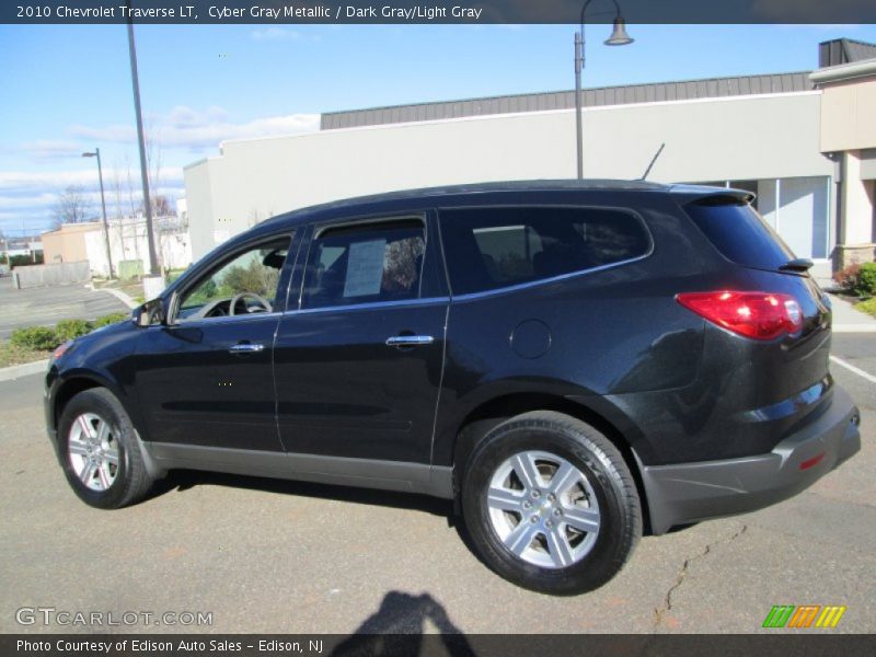 Cyber Gray Metallic / Dark Gray/Light Gray 2010 Chevrolet Traverse LT