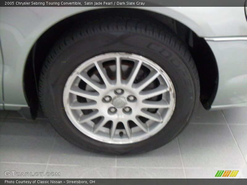 Satin Jade Pearl / Dark Slate Gray 2005 Chrysler Sebring Touring Convertible
