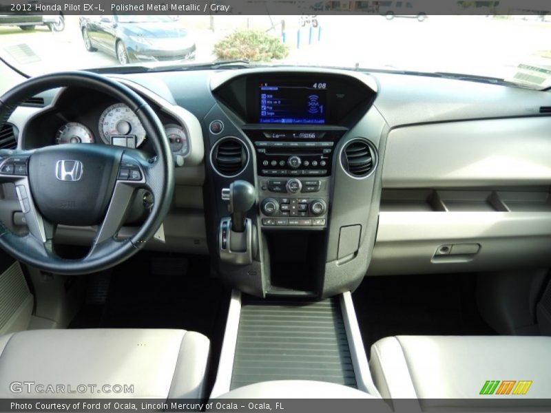 Polished Metal Metallic / Gray 2012 Honda Pilot EX-L