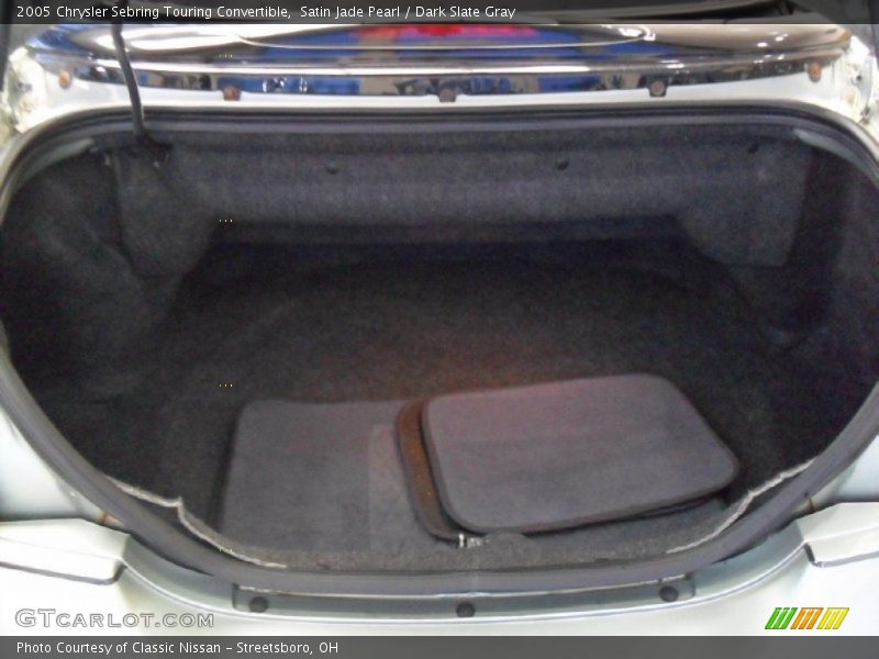 Satin Jade Pearl / Dark Slate Gray 2005 Chrysler Sebring Touring Convertible