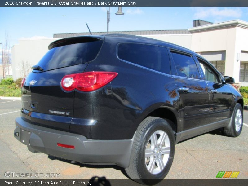 Cyber Gray Metallic / Dark Gray/Light Gray 2010 Chevrolet Traverse LT