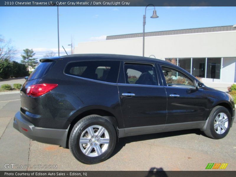 Cyber Gray Metallic / Dark Gray/Light Gray 2010 Chevrolet Traverse LT