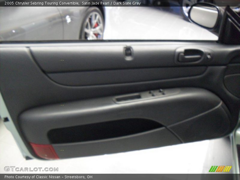 Satin Jade Pearl / Dark Slate Gray 2005 Chrysler Sebring Touring Convertible