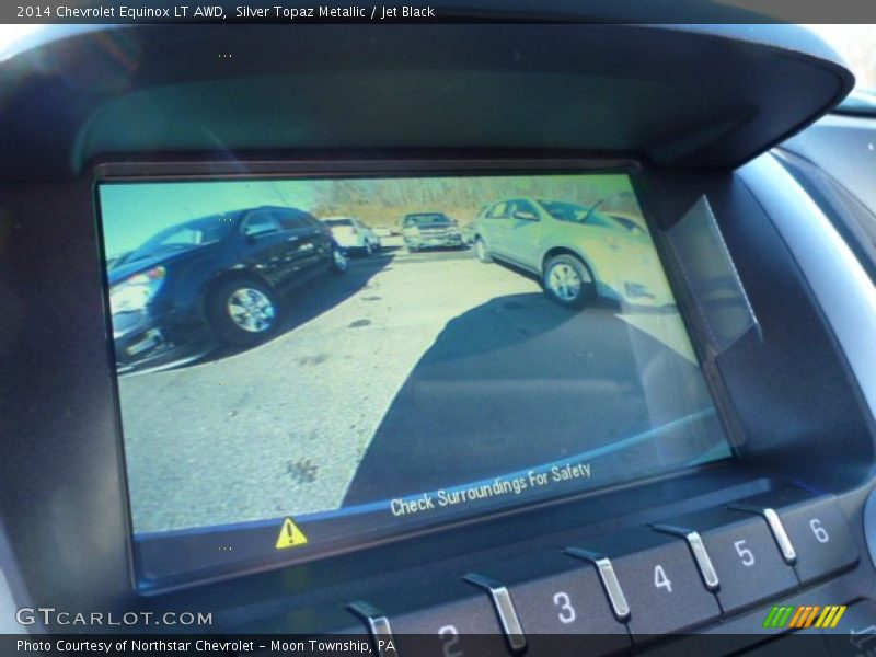 Silver Topaz Metallic / Jet Black 2014 Chevrolet Equinox LT AWD