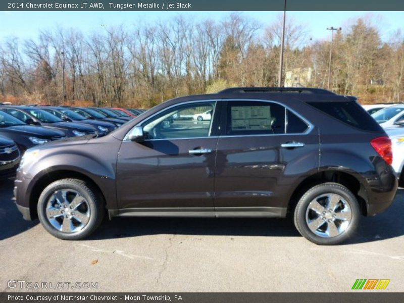 Tungsten Metallic / Jet Black 2014 Chevrolet Equinox LT AWD