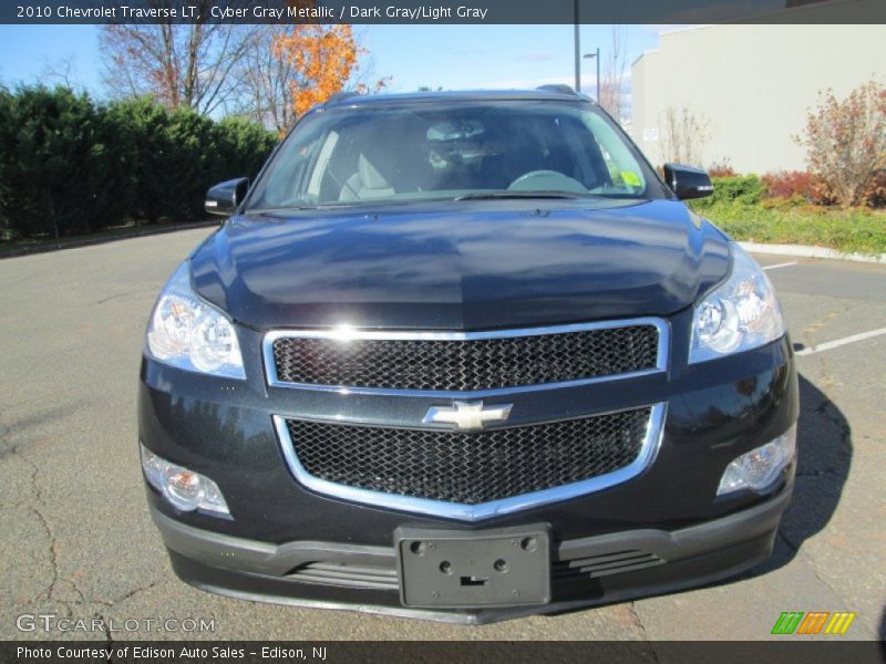 Cyber Gray Metallic / Dark Gray/Light Gray 2010 Chevrolet Traverse LT