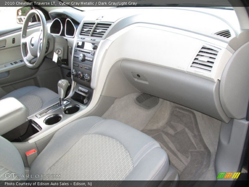 Cyber Gray Metallic / Dark Gray/Light Gray 2010 Chevrolet Traverse LT