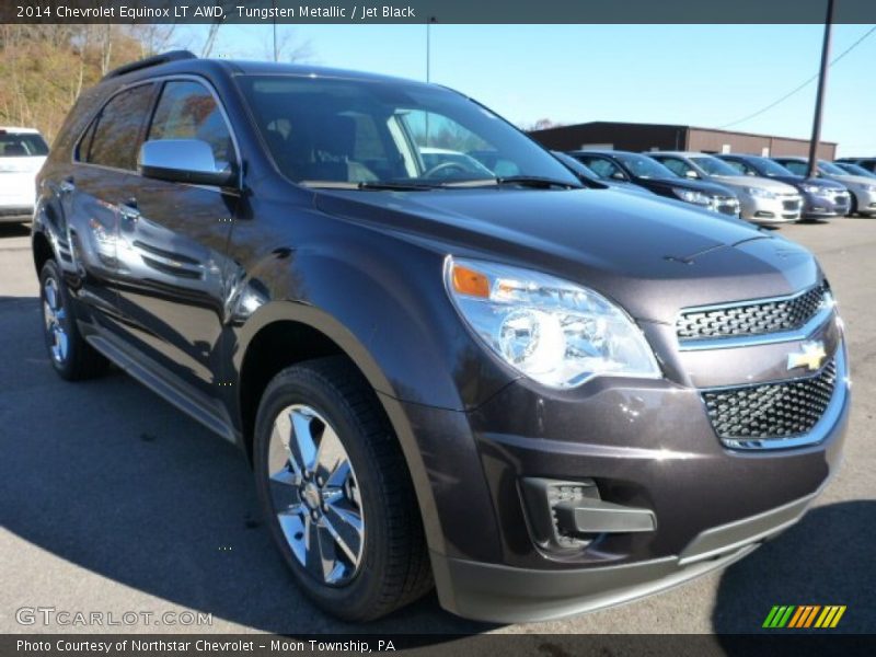 Tungsten Metallic / Jet Black 2014 Chevrolet Equinox LT AWD