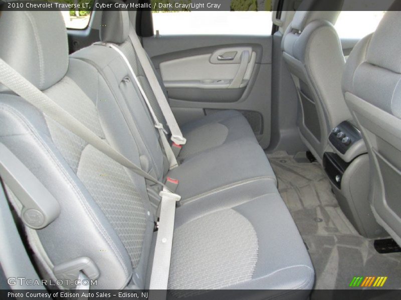 Cyber Gray Metallic / Dark Gray/Light Gray 2010 Chevrolet Traverse LT