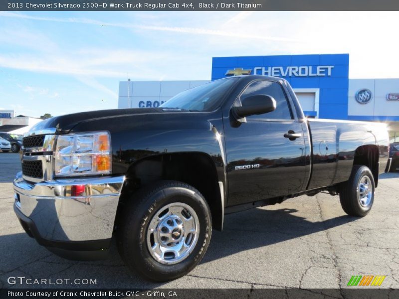 Black / Dark Titanium 2013 Chevrolet Silverado 2500HD Work Truck Regular Cab 4x4