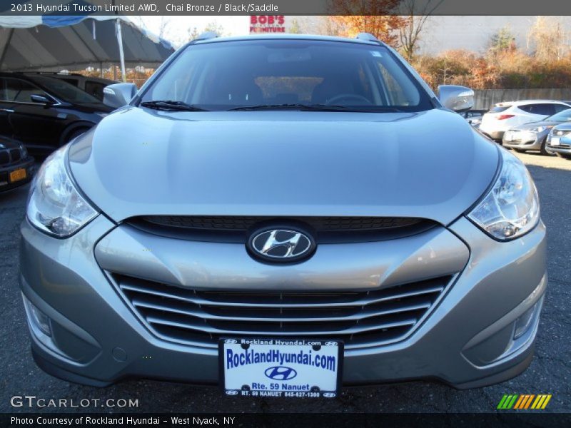 Chai Bronze / Black/Saddle 2013 Hyundai Tucson Limited AWD