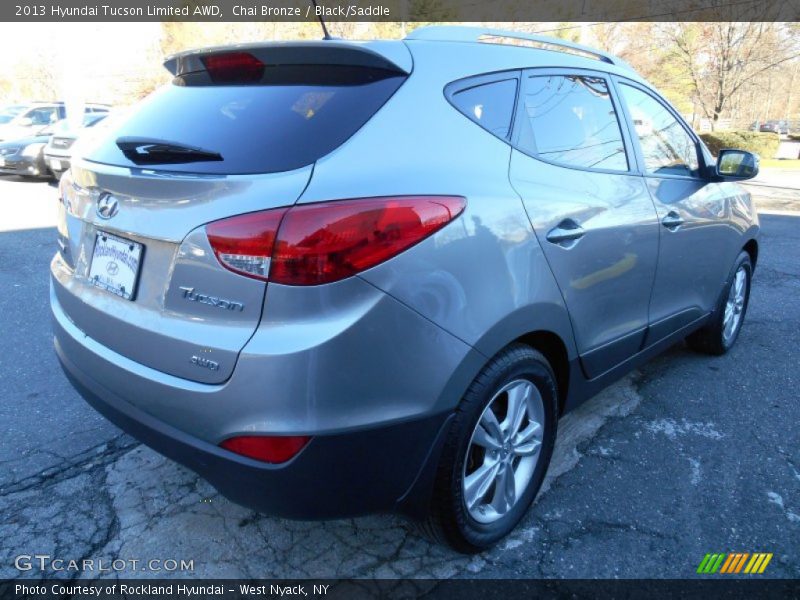 Chai Bronze / Black/Saddle 2013 Hyundai Tucson Limited AWD