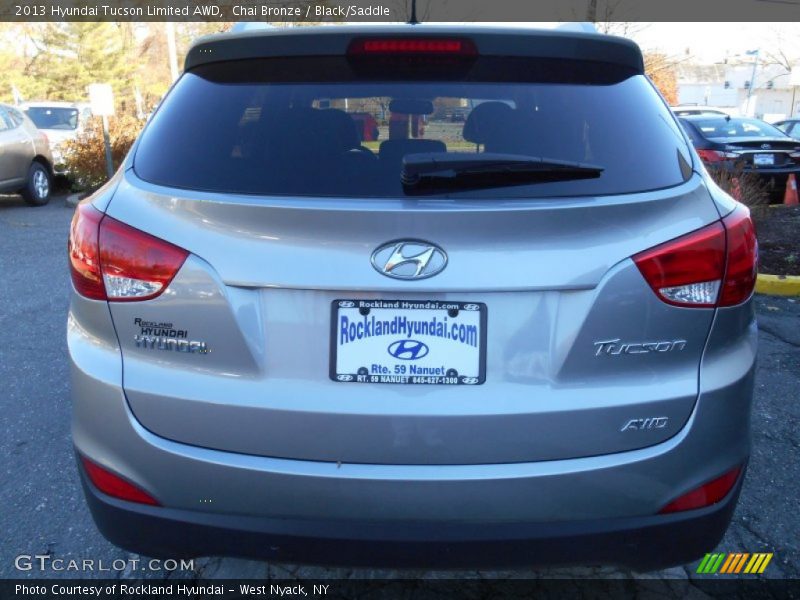 Chai Bronze / Black/Saddle 2013 Hyundai Tucson Limited AWD