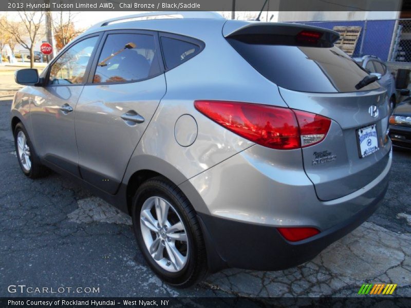Chai Bronze / Black/Saddle 2013 Hyundai Tucson Limited AWD